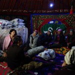 JAKARTA DISORDER-Tour: "Bir Duino Kyrgyzstan 2014", Ascan Breuer, screening in nomad's yurt on the high plains